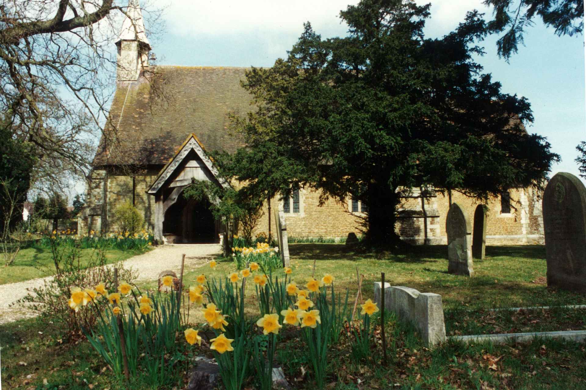 First experience of going to church